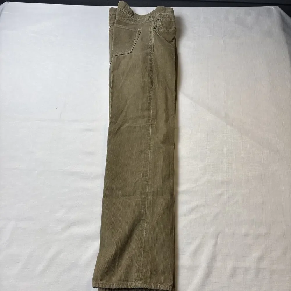 Banana Republic Pima Cotton Corduroy Jeans Pants Mens Size 36x32 Tan Meas 36x32